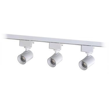 Imagem de Kit Trilho Led 1m Foxlux 3 Spots 5w 6500k Branco Bivolt