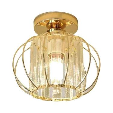 Imagem de Luminárias De Teto Modernas De Vidro Para Corredor E27, Decoração De L