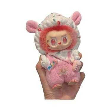 Imagem de Pijama Mini Kawaii Labubu Com Máscara Para Os Olhos, Conjunto De Três 