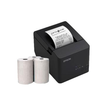 Imagem de Impressora Térmica Epson TM-T20X Ethernet com 03 Bobinas 80x40
