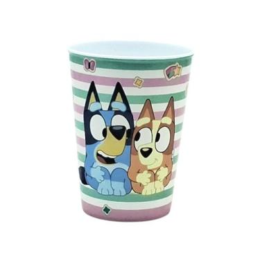Imagem de Copo Infantil Bluey de Plástico Base de Ovo de Pascoa Original Plasuti