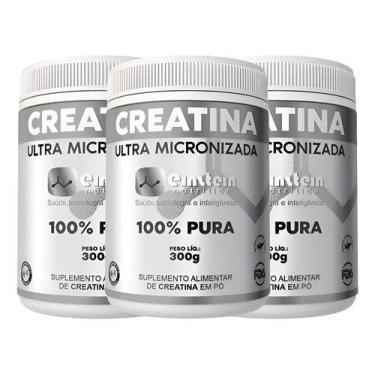 Imagem de Creatina Ultra Micronizada Pura 300g Einstein Nutrition c/3