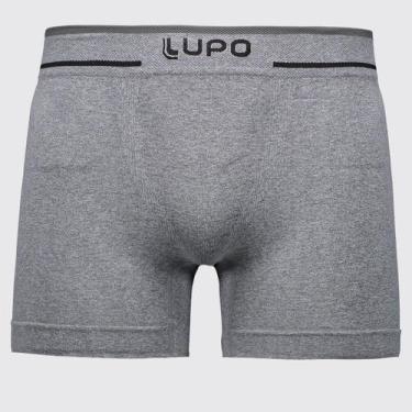 Imagem de Cueca Boxer Lupo Microfibra Sem Costura Cinza, GG