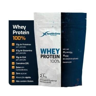 Imagem de Whey Protein 100% Refil (2,1kg) - Sabor: Leitinho - Health Time Nutrit