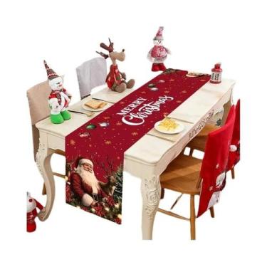 Imagem de Caminho De Mesa De Natal Para Decoração De Casa, Decoração De Mesa De 
