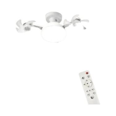 Imagem de Luz De Ventilador Em Forma De Drone Com Controle Remoto, 3 Cores Regul