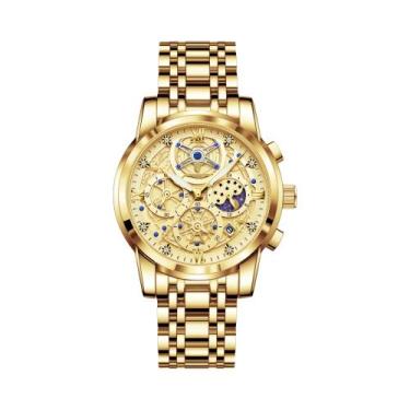 Imagem de Relógio De Quartzo Masculino À Prova d'Água Com Cronógrafo Luminoso E 