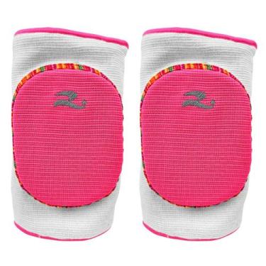 Imagem de Joelheira Kids Neoprene Realtex Conforto Suporte Compressão Cor:RosaTa