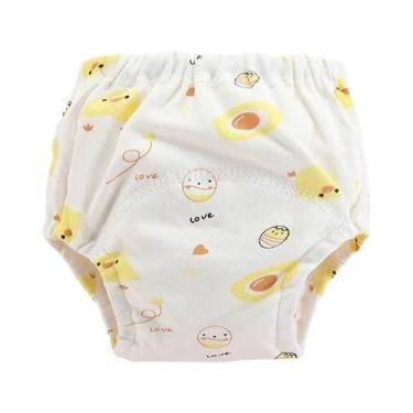 Imagem de Calças De Treinamento De Algodão Para Bebês, Fraldas De Pano Reutilizá