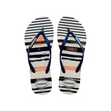 Imagem de Chinelo Havaianas Slim Nautical 4137125 33/40-Feminino