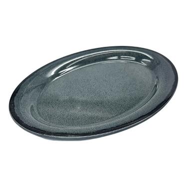 Imagem de Travessa Bellagio para Servir Acompanhamentos em Melamina Leve e Resistente para Uso Diário Chumbo