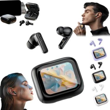 Imagem de Fones de ouvido Bluetooth Smart Touch Screen 5.4 à prova d'água, preto