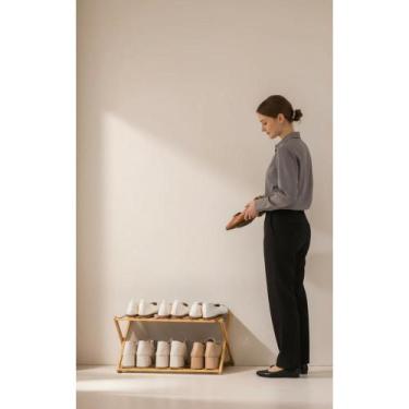 Imagem de 2x Estante Madeira Pinus 2 Prateleiras - Pronto! - Congratulations Sto