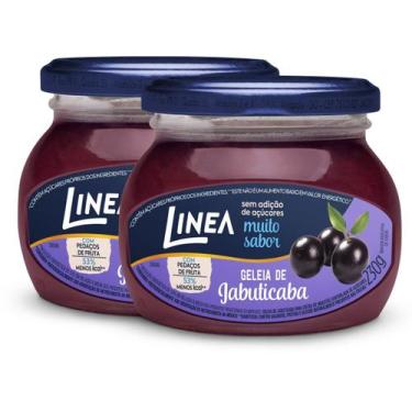 Imagem de Kit 2 Geleias Linea Sabor Jabuticaba de 230g Zero Sem Açucares