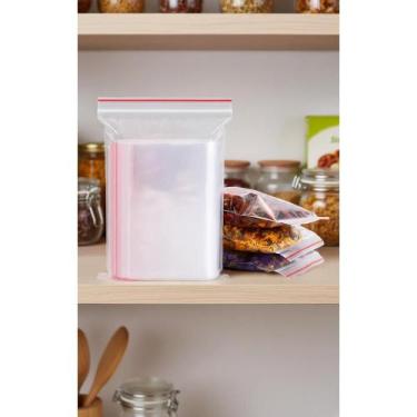 Imagem de 100 Sacos Zip Lock Abre Fecha 24x34 - Conserva Alimentos - Congratulat