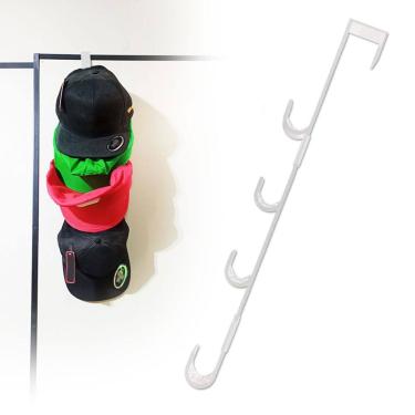 Imagem de Suporte Porta Bone Gancho Organizador Pendura Chapeu Bolsa Casaco Quarto Entrada Casa Expositor Resistente