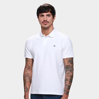 Imagem de Camisa Polo Calvin Klein Logo Bordado Masculino-Masculino