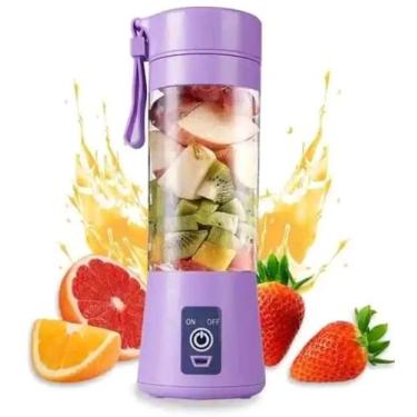 Imagem de Liquidificador Portátil Juice Portátil Cabo USB 6 Lâminas Shake - JUIC