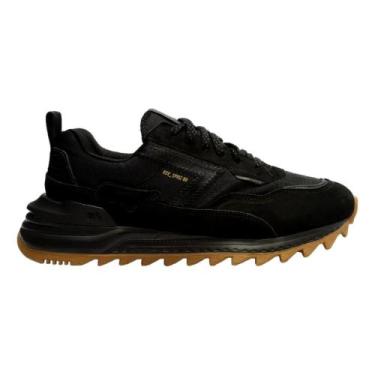 Imagem de Tênis reserva go spriz 80 masculino r752250004, Preto, Camel, 41