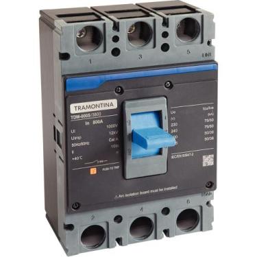 Imagem de Disjuntor Tripolar 800A Caixa Moldada TDM-800S 3800 3P 75kA 58014229 T
