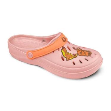 Imagem de Babuche Clog Boaonda Feminino Easy EVA Leve 2402 Boton CAT, 36, Rose n