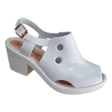 Imagem de Sandália Fem Peep Toe Salto Plataforma MissMiss - Miss Miss, 36, Off w