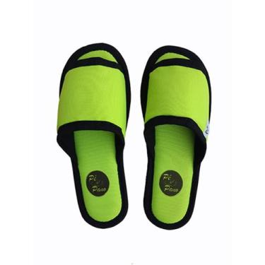 Imagem de Chinelo de Pano 35 / 36 - Coleção Pé & Pano Colors - Verde Neon