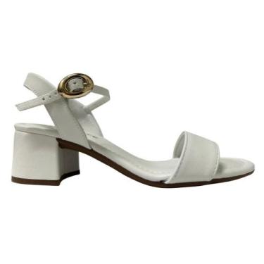 Imagem de Sandália bebecê casual ref:t5238-438 feminino, Branco, 36