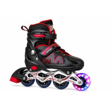 Imagem de Patins Roller inLine Varias Cores Tamanho Ajustável 28 - 32 / 33-36 / 