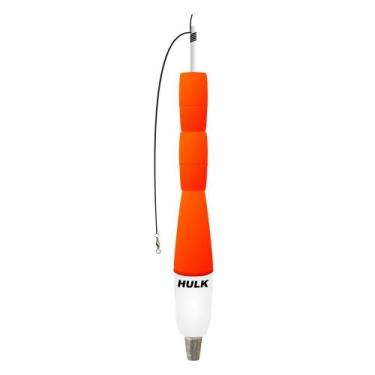 Imagem de Bóia Torpedo Pino Hulk 100g Laranja - Jr Pesca, Laranja