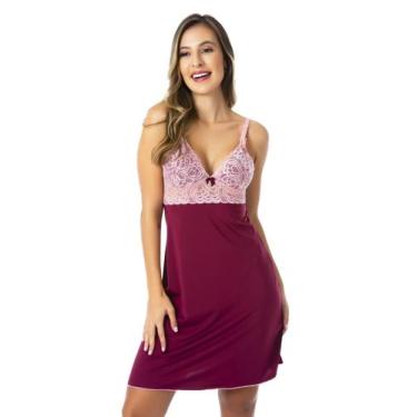 Imagem de Camisola Amamentação De Renda Sem Bojo Pijama Feminino - Empório Linge