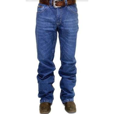 Imagem de Calça Jeans Masculina Docks Relaxed DW20 - Docks Western, Jeans médio,