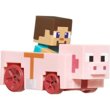 Imagem de Carrinho Racerverse Hot Wheels Minecraft Steve 1/64 - Mattel