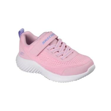 Imagem de Tênis skechers bounder free and easy infantil menina 303622l, Rosa cla