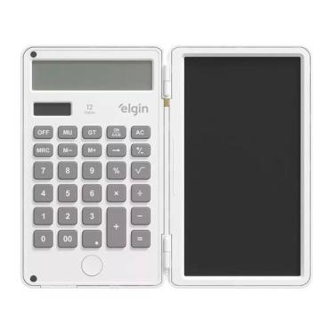 Imagem de Calculadora Com Tela P. Anotação Branca Elgin