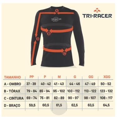 Imagem de Camiseta Térmica Segunda Pele+50 UV Masculino DRY SPEED - Verão - TRI-