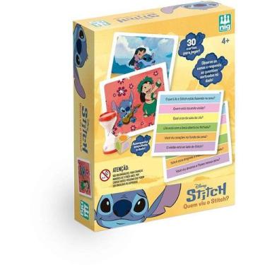 Imagem de Jogo De Cartas Quem Viu O Stitch Com 30 Cartas, Dado E Ampulheta - Nig
