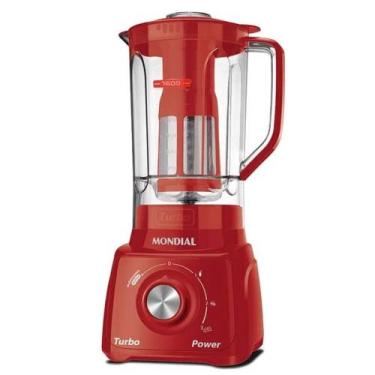 Imagem de Liquidificador Turbo Power Vermelho 220v - Mondial, Vermelho, 220V