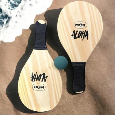 Imagem de Jogo Praia Frescobol Ideal Para Diversão No Litoral - GBG STORE