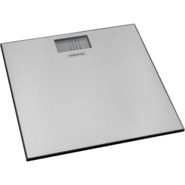 Imagem de Balança Digital Tramontina 180kg de Vidro Adatto Cinza