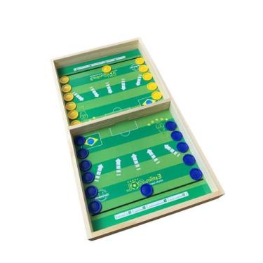 Imagem de Jogo Divertido Estilingol Chute Certo Brinquedos Educativos Madeira In