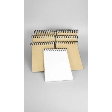 Imagem de Kit 50 Blocos Rascunho 10x7cm 50 Folhas Kraft - Congratulations Store