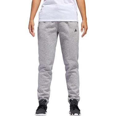 Imagem de Calça Adidas feminina atlética pós-jogo quente fleece