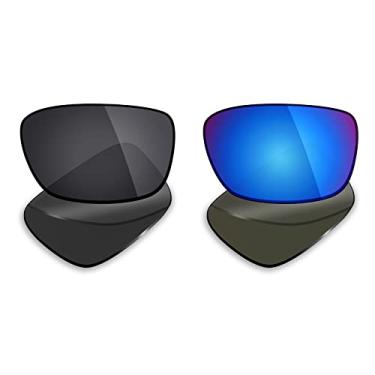 Imagem de 2 pares de lentes polarizadas de substituição da Mryok para óculos de sol Oakley Drop Point – Opções