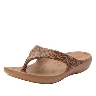 Imagem de Alegria Sandália de dedo feminina Ode Recovery, Folha de tabaco, 10.5-11