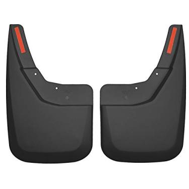 Imagem de Husky Liners - 57881 serve para Chevrolet Silverado 2500/3500, 2019 Chevrolet Silverado 1500 LD, 2015-19 Chevrolet Silverado 2500/3500 - rodas únicas traseiras personalizadas pretas