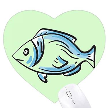 Imagem de Mousepad Ordinary Triviality Salted Fish Heart Tapete de borracha para escritório