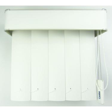 Imagem de Persiana Vertical Em Pvc Com Bando Crisdan Largura 1,60 X 1,40 Altura Branco