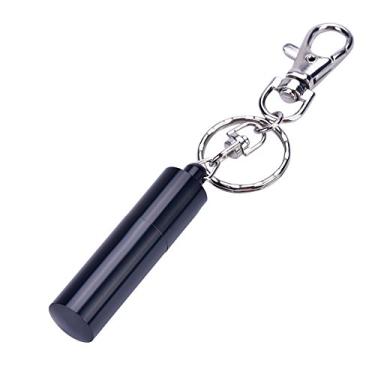 Imagem de Tbest Chaveiro com ponta de taco de bilhar para picareta de bilhar com ponta de taco de bilhar e picador de ponta de metal para reparo de perfuração acessórios de bilhar (preto)