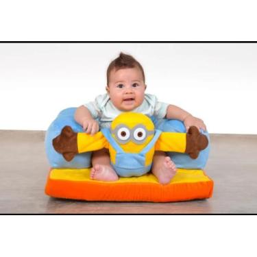 Imagem de Assento Sofá Para Bebê Minions Azul - Pandora Baby Enxovais